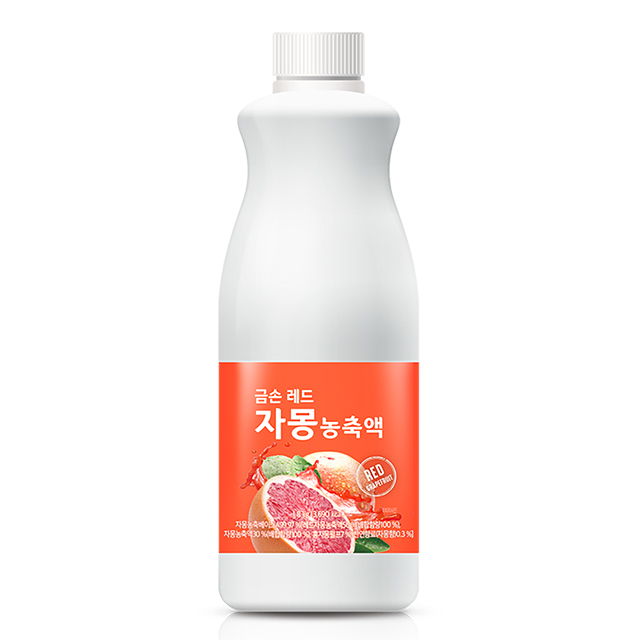 [냉장]레드자몽농축액 1.8kg (농축액 80%)